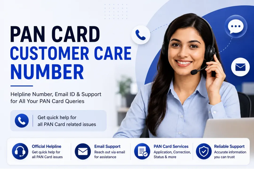 PAN card customer care — official helpline numbers and support
